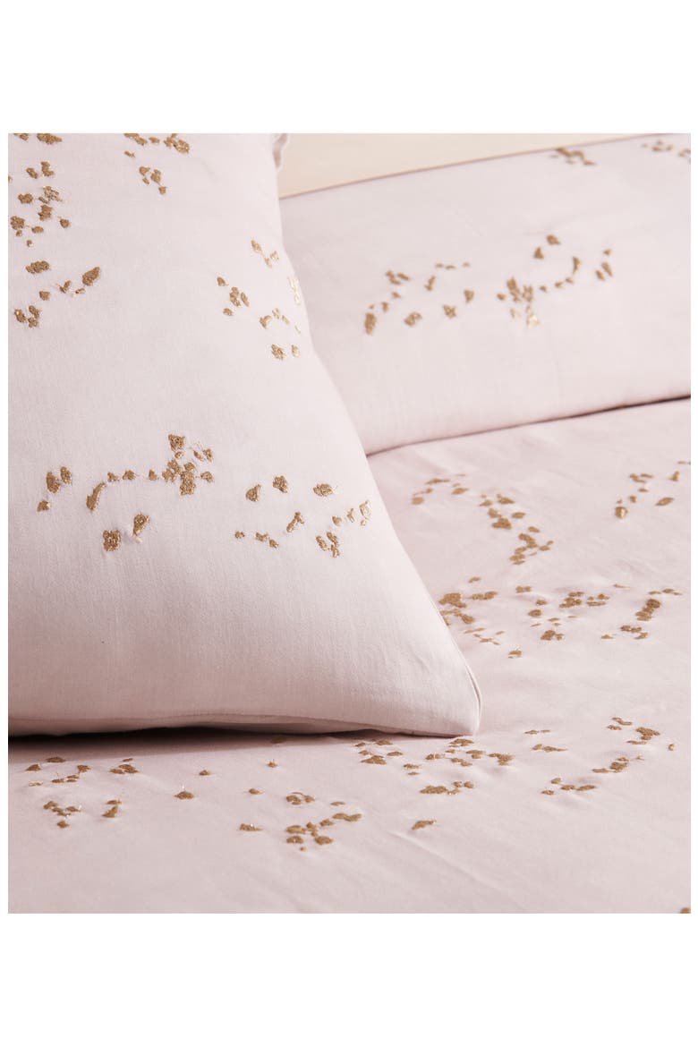 Dusk Embroidered Sham, Alternate, color, BLUSH