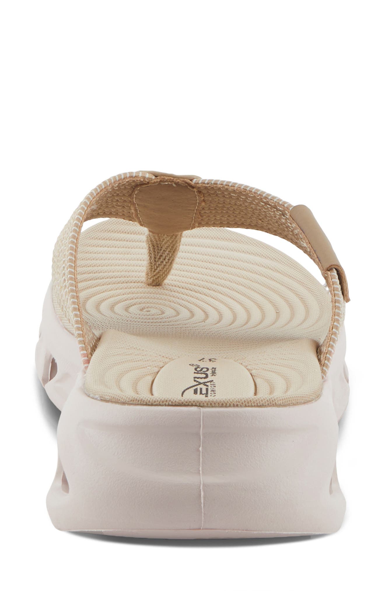 Galla Platform Wedge Flip Flop, Alternate, color, BEIGE