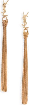 Saint Laurent YSL Tassel Earrings