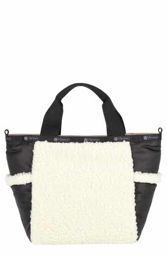 LeSportsac Faux Shearling Tote Bag