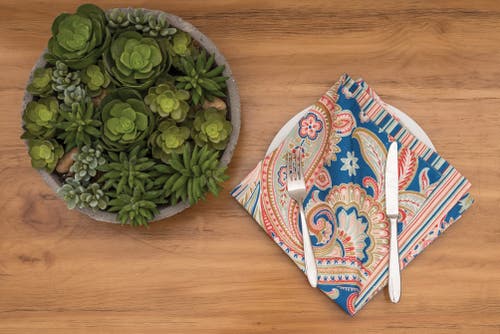 C & F Home C&f Home Marla Napkin Set Of 6 Decor In Blue