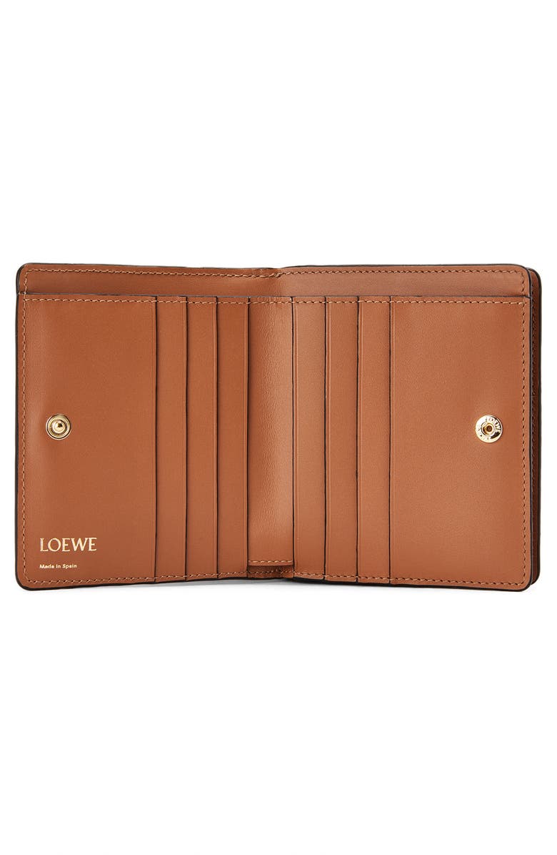 Loewe Anagram Debossed Leather Wallet, Alternate, color, 