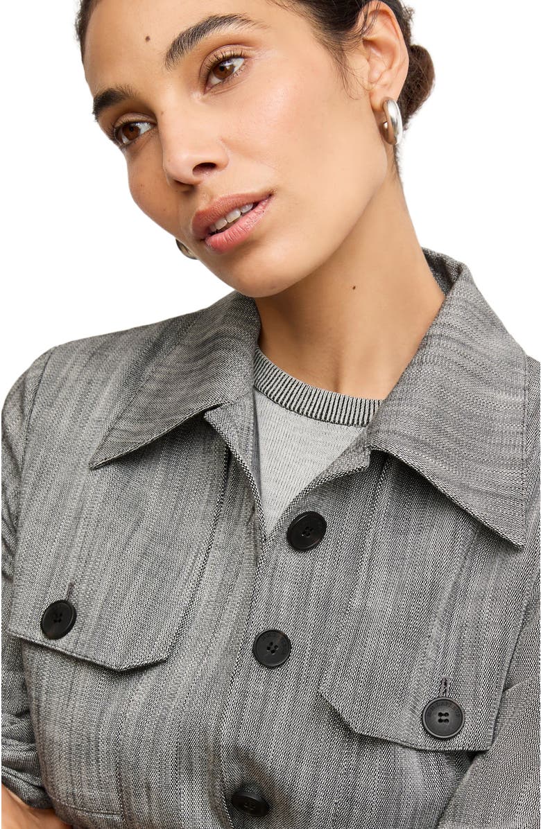 M.M.LaFleur Emery Safari Blazer - Porto Weave, Alternate, color, Grey
