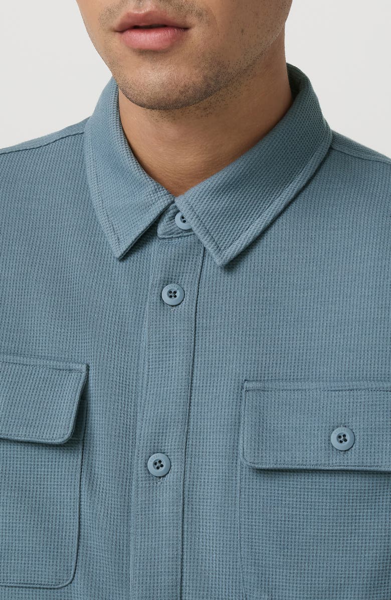 Vuori Waffle Shirt Jacket, Alternate, color, Abyss