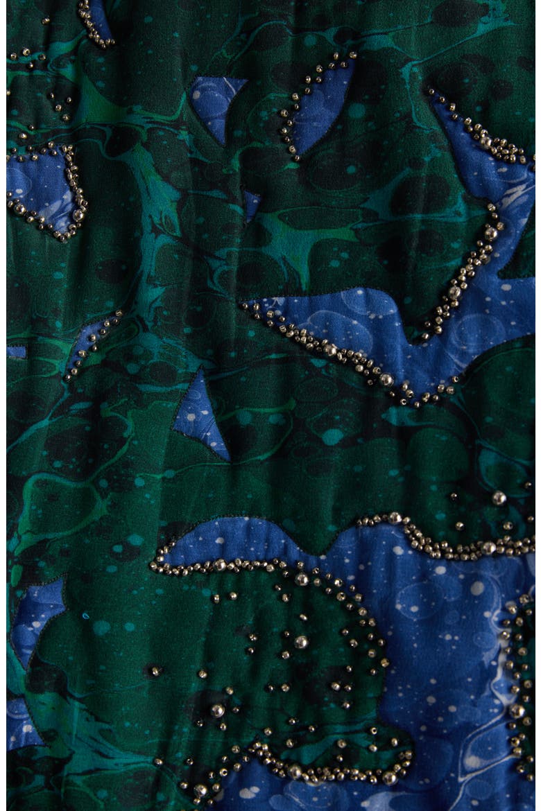 Embellished Open Front Jacket, Alternate, color, MALACHITE