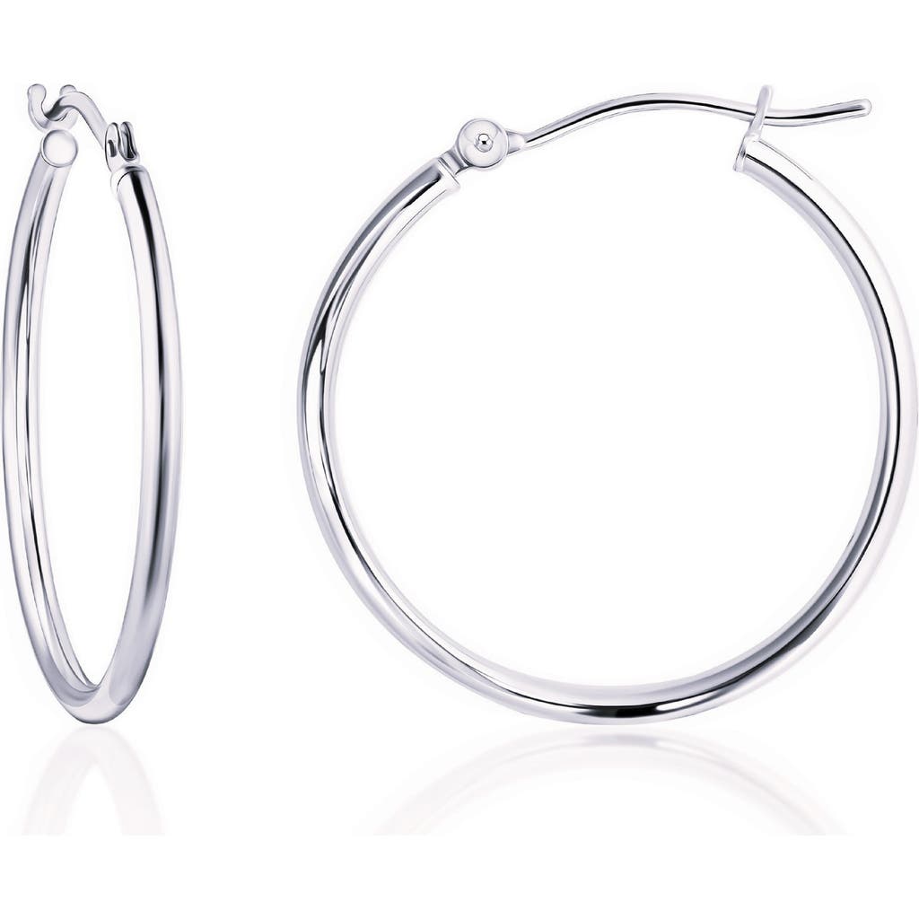 Best Silver Sterling Silver Hoop Earrings In Silver