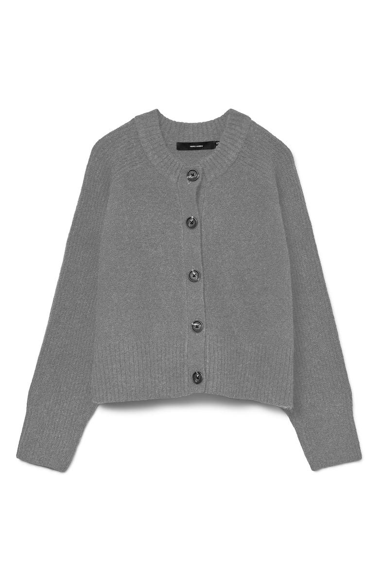 VERO MODA Bang Cadigan, Main, color, Medium Grey Melange