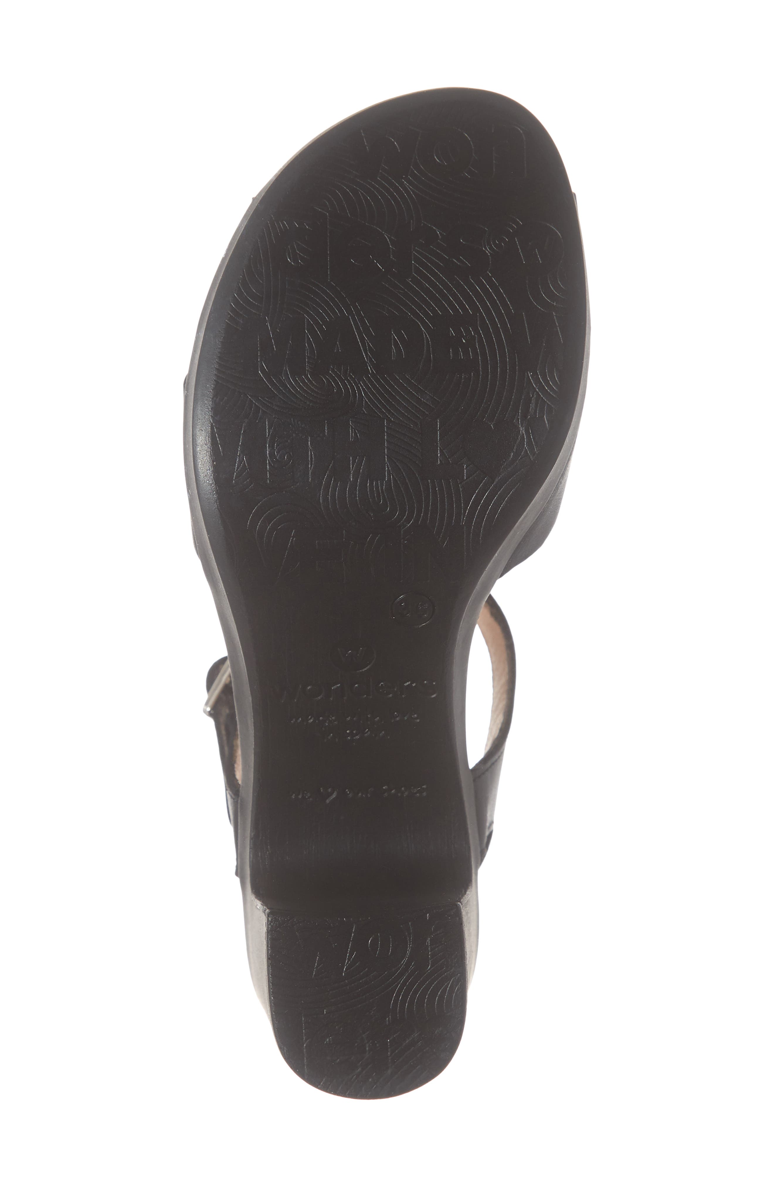 Wonders Platform Sandal, Alternate, color, 