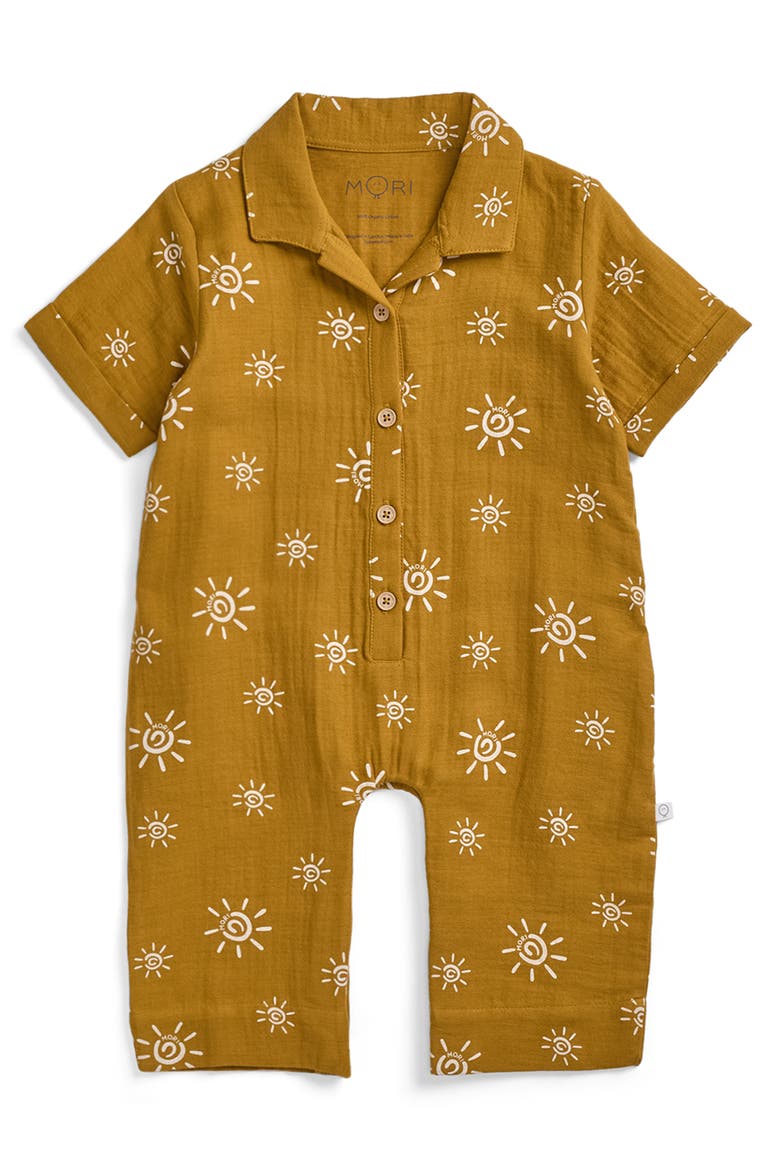 Sun Muslin Jumpsuit, Main, color, Sun Gardenia