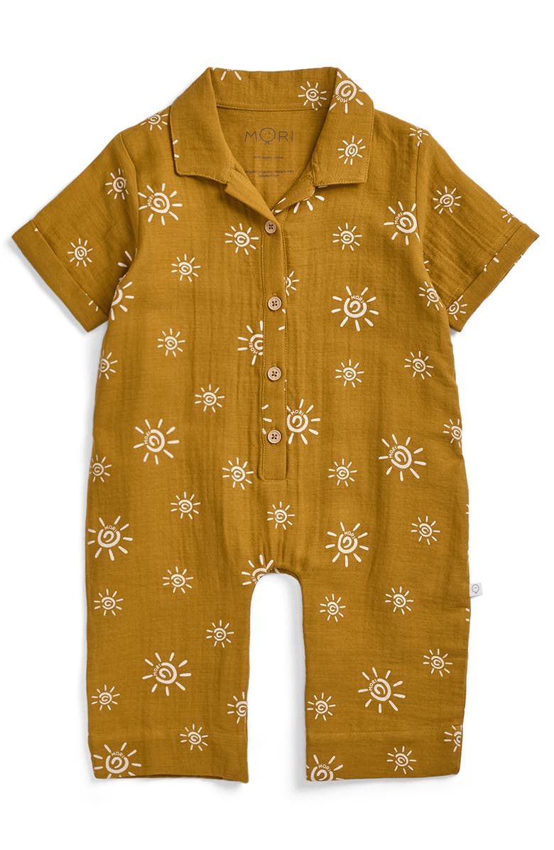 MORI Sun Muslin Jumpsuit, Main, color, Sun Gardenia