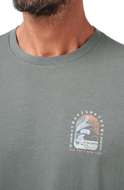 Travismathew Manta Dive Graphic T-shirt In Gray
