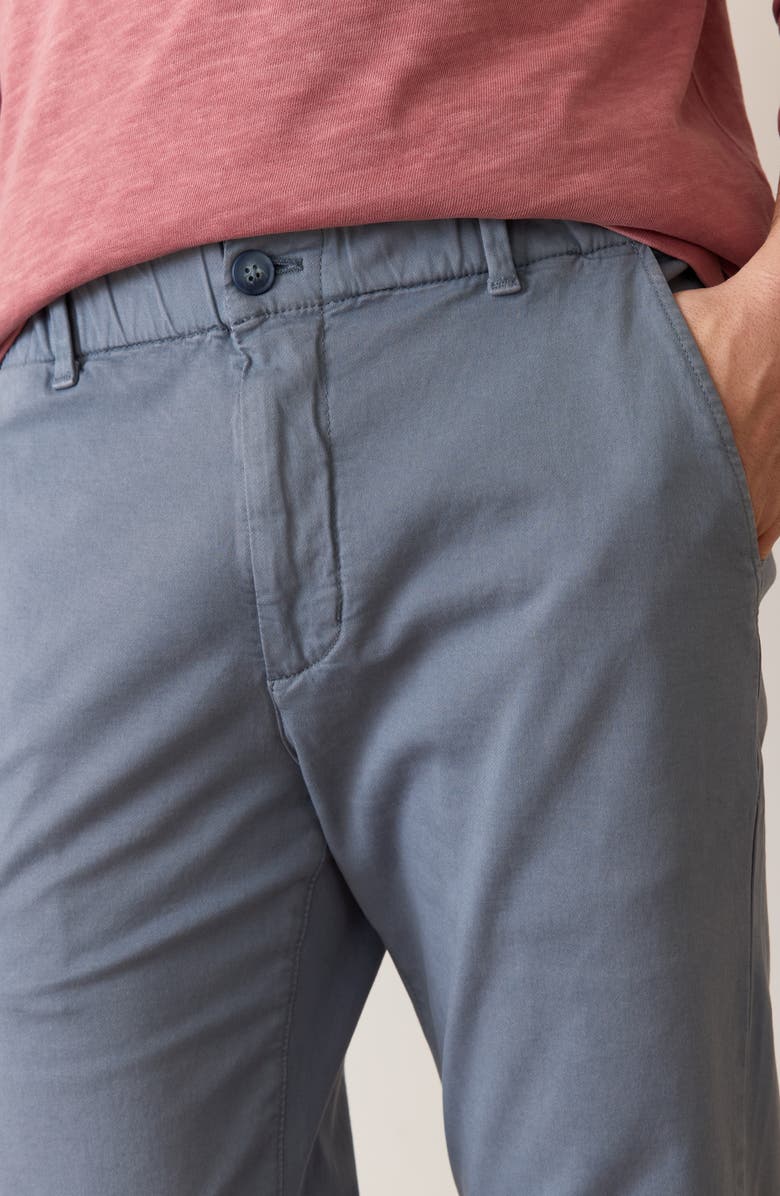 Marine Layer Saturday Slim Straight Leg Twill Chinos, Alternate, color, China Blue