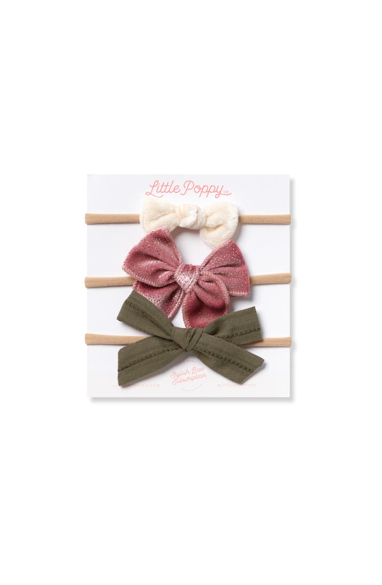 Little Poppy Co The Headband Mini Bow Set, Main, color, The Stella