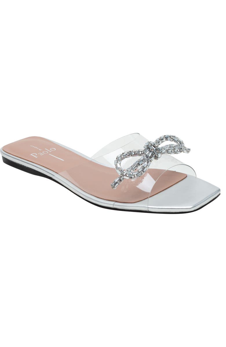 Linea Paolo Leigh Slide Sandal, Main, color, Clear