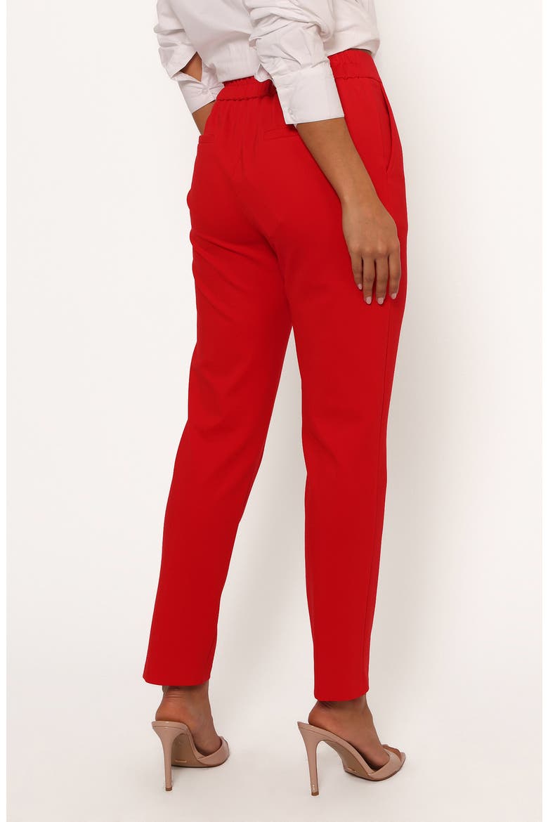 Martina Tapered Leg Pants, Alternate, color, RED
