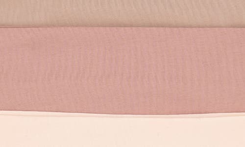 Felina Women's 3-pack Pima Cotton Control Brief Panty In Baked Clay