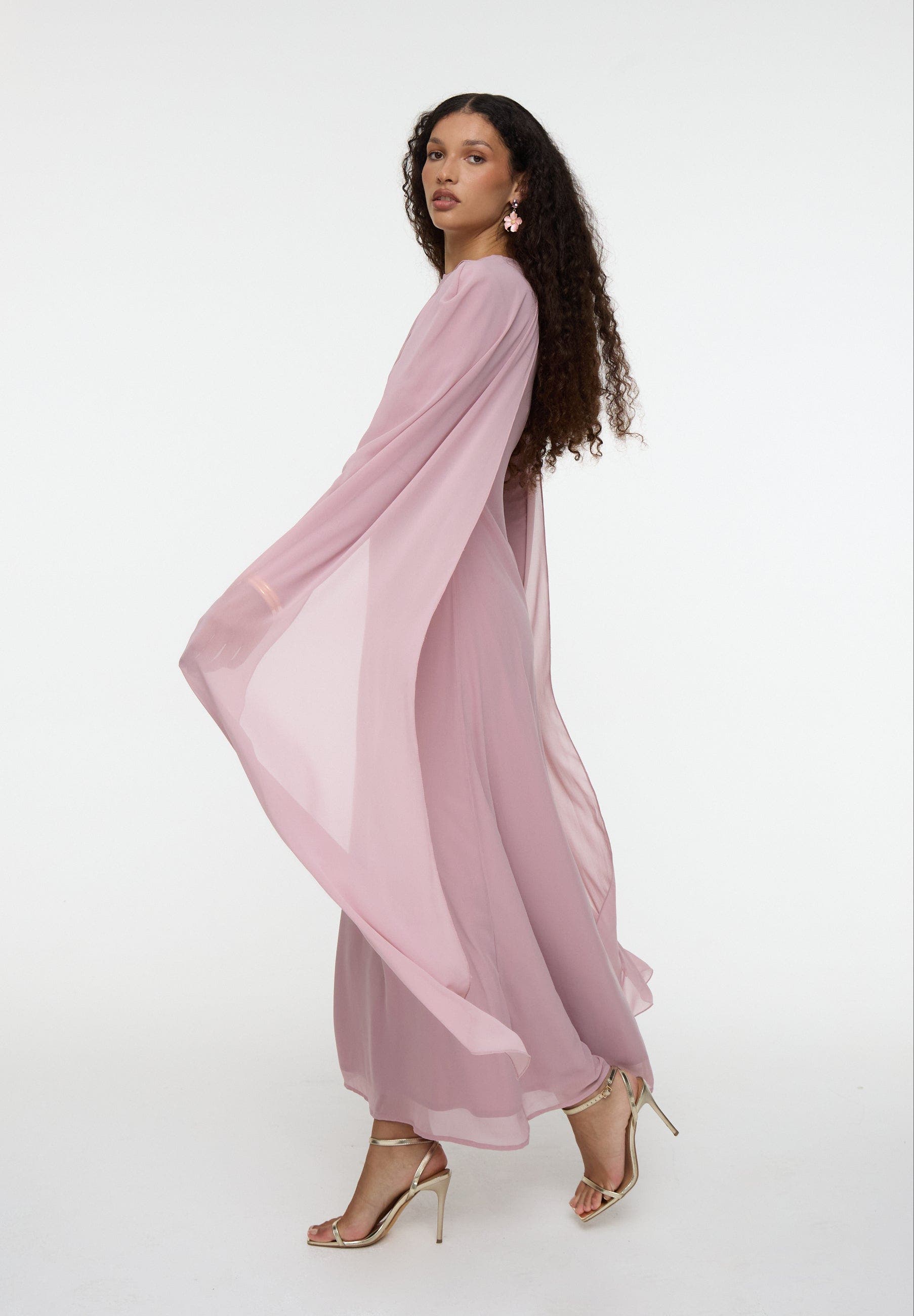nordstrom pink chiffon dress Women's Pink Dresses