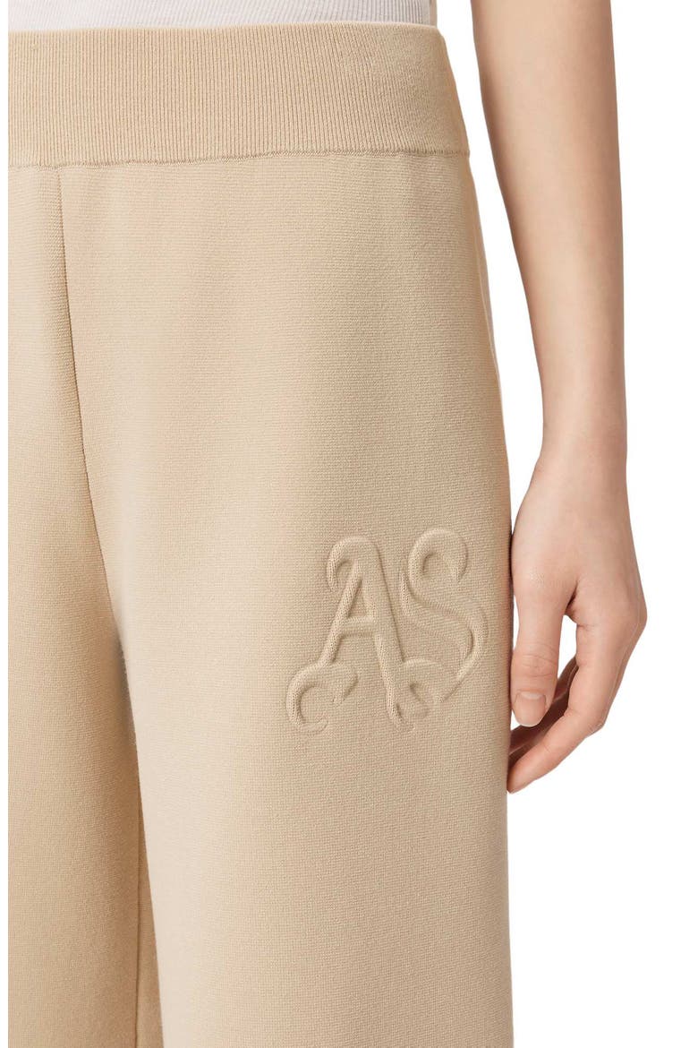 Sonny Knit Wide Leg Pants, Alternate, color, PEBBLE WHITE