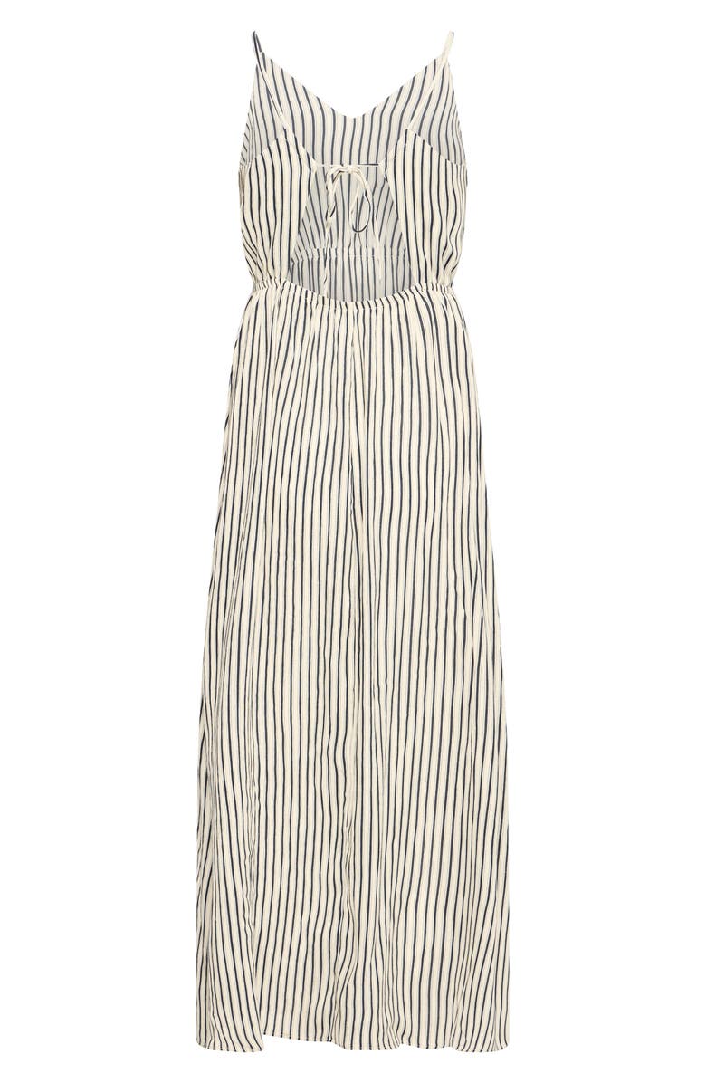 ICHI Stripe Maxi Dress, Alternate, color, Total Eclipse Stripe