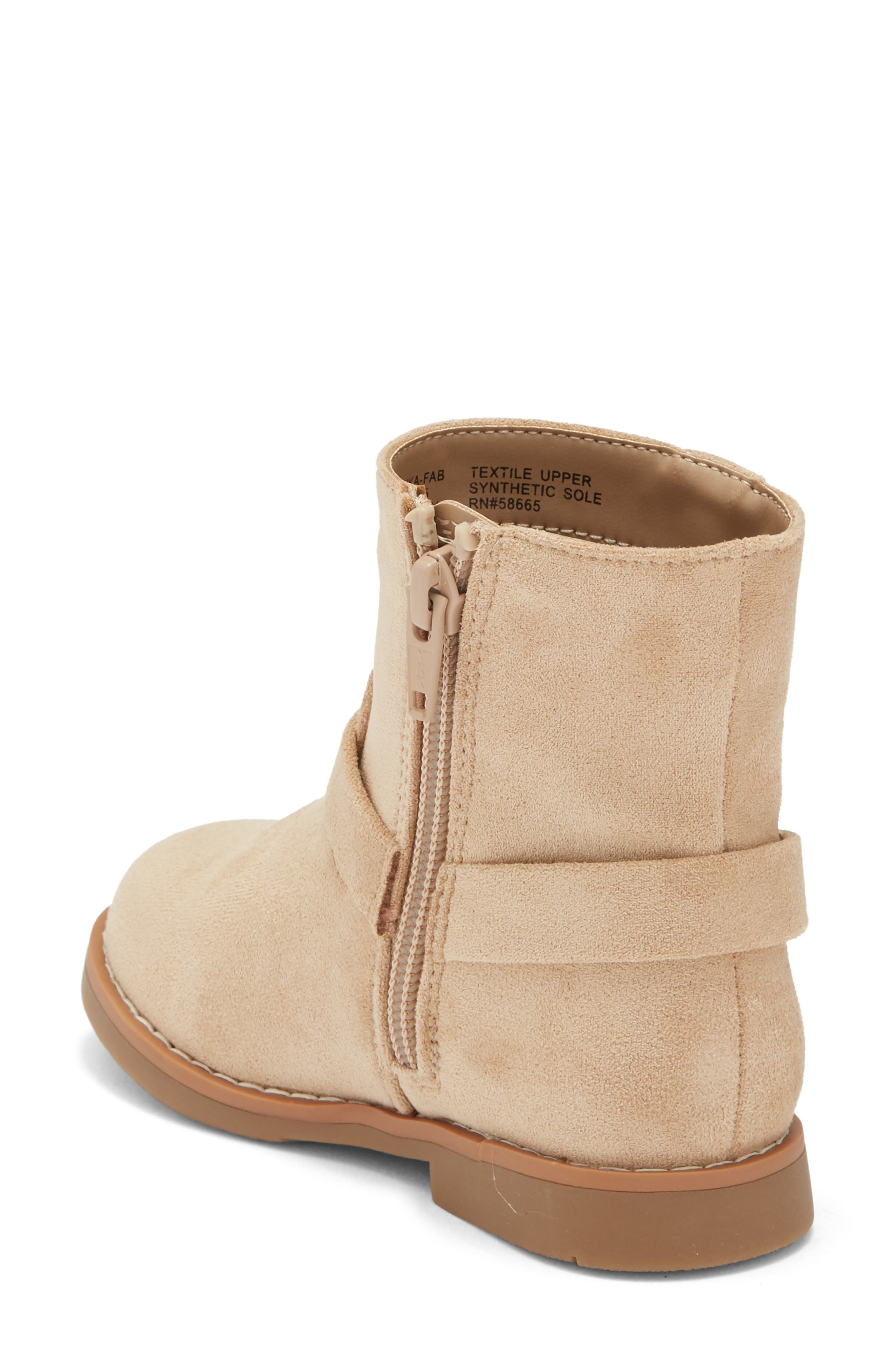 Kids' Monika Moto Boot, Alternate, color, TAN LIGHT