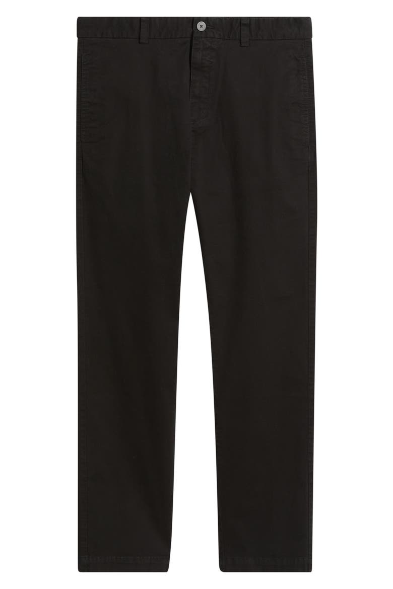 David Slim Fit Stretch Cotton Pants, Alternate, color, BLACK