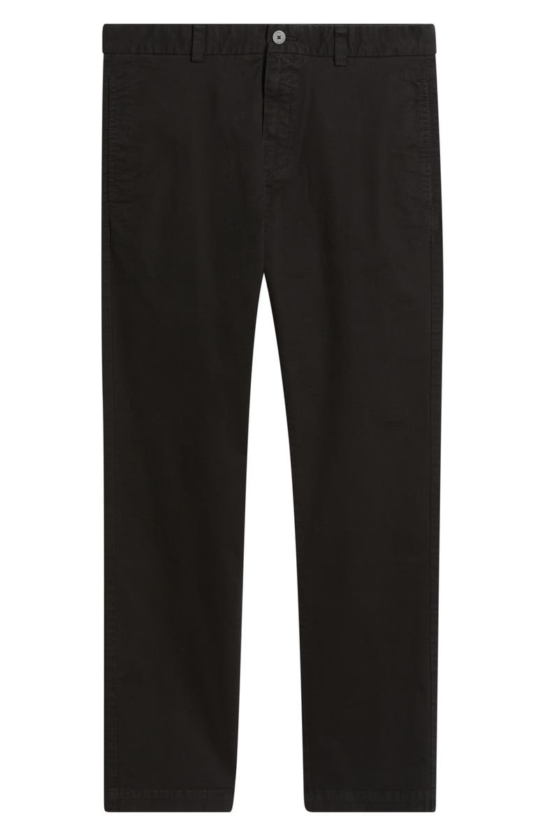 HUGO David Slim Fit Stretch Cotton Pants, Alternate, color, Black