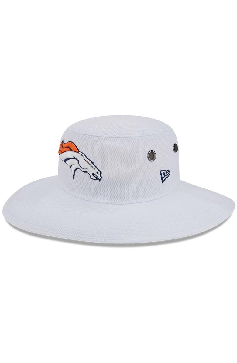 New Era Men's New Era White Denver Broncos 2023 NFL Training Camp Panama Bucket Hat, Main, color, White