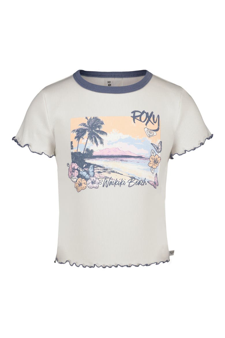 Kids' Collage Graphic Ringer Baby T-Shirt, Main, color, COCONUT MILK