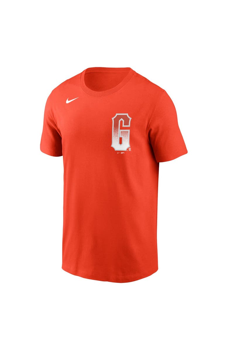 Nike Men's Nike San Francisco Giants City Connect Wordmark T-Shirt, Alternate, color, Orange