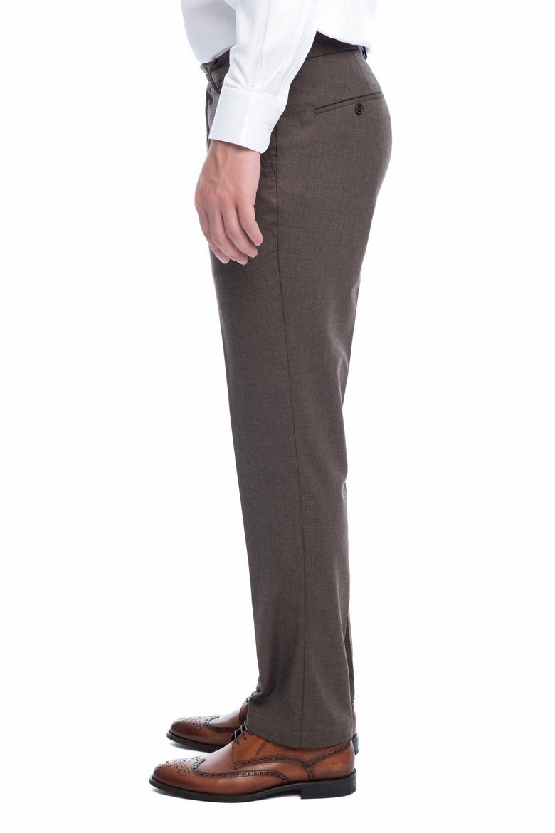Aloda Straight Leg Pants, Alternate, color, BROWN
