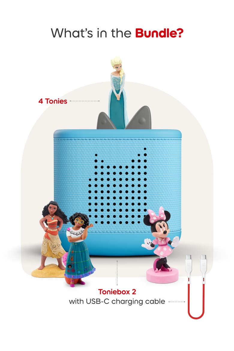 Toniebox 2 Disney® Bundle Set, Alternate, color, SKY BLUE