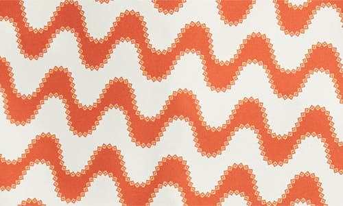 Frescobol Carioca Sport Copacabana Decor Print Swim Trunks In Burnt Orange