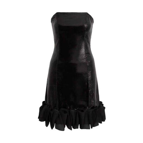 Satin Strapless Dress