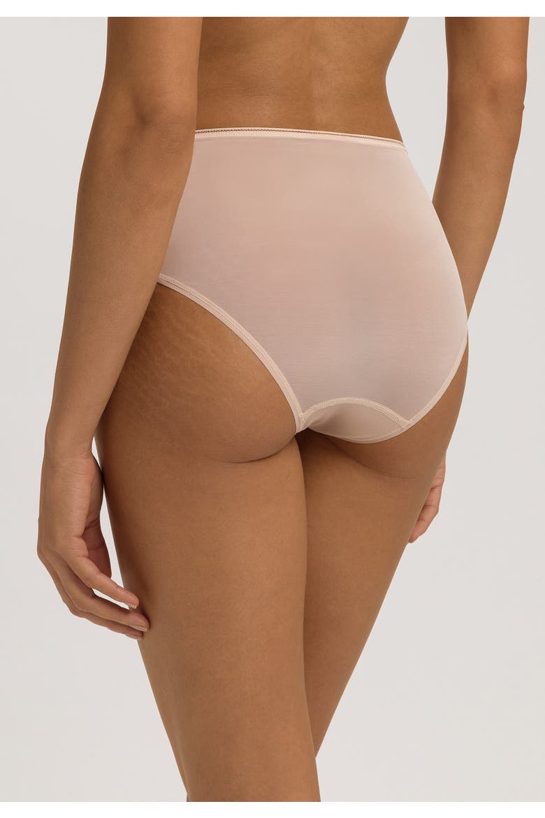 Smooth Illusion Semi-Transparent Tulle Full Brief, Alternate, color, Beige