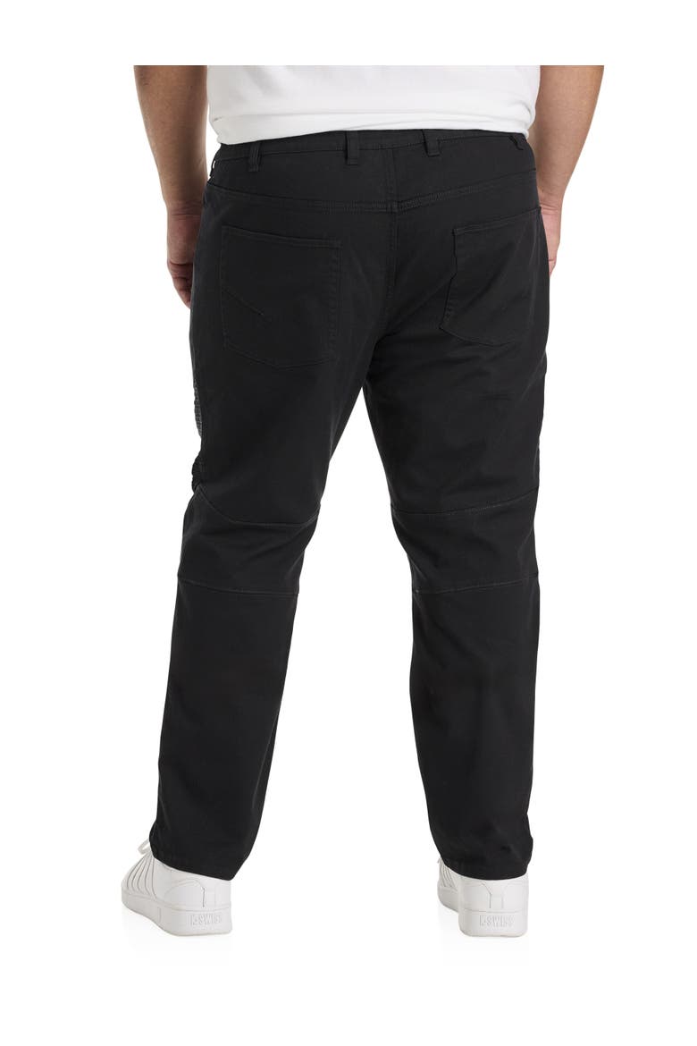 Black Moto Tapered-Fit Jeans, Alternate, color, BLACK MOTO