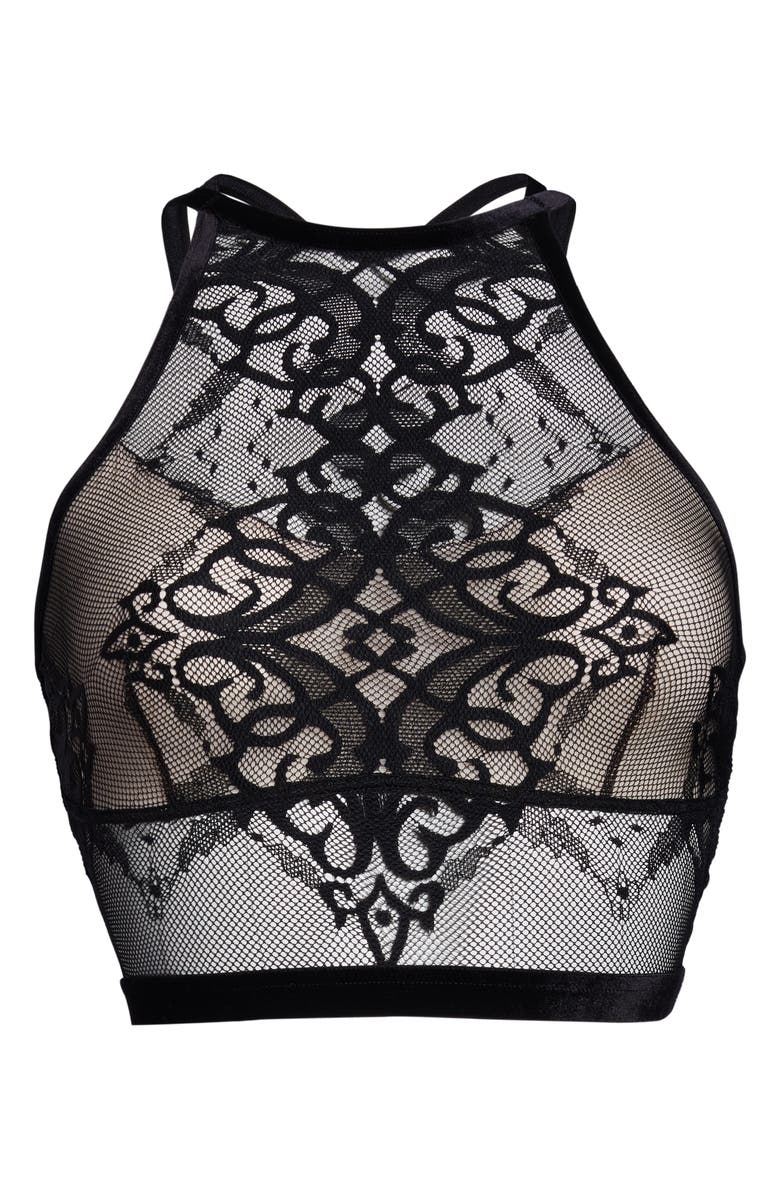 Palindrome Narcissus Crop Top, Alternate, color, 