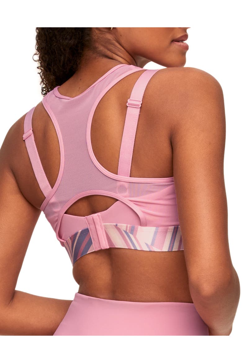 Micah High-Impact Sports Bra, Alternate, color, Stripe pink