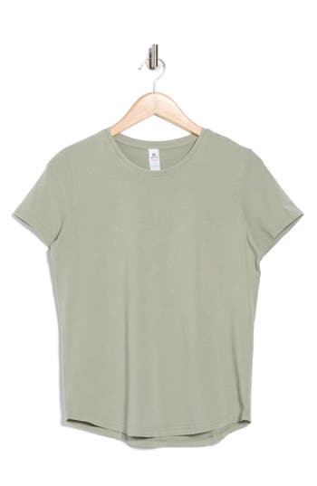 90 Degree By Reflex Brenna Cotton Jersey Acid Wash T-shirt