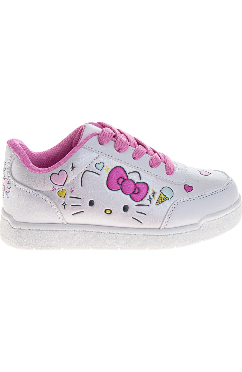 Hello Kitty Sanrio Hello Kitty Sneakers for Girls Colorful Official Casual Comfort Shoes, Alternate, color,
