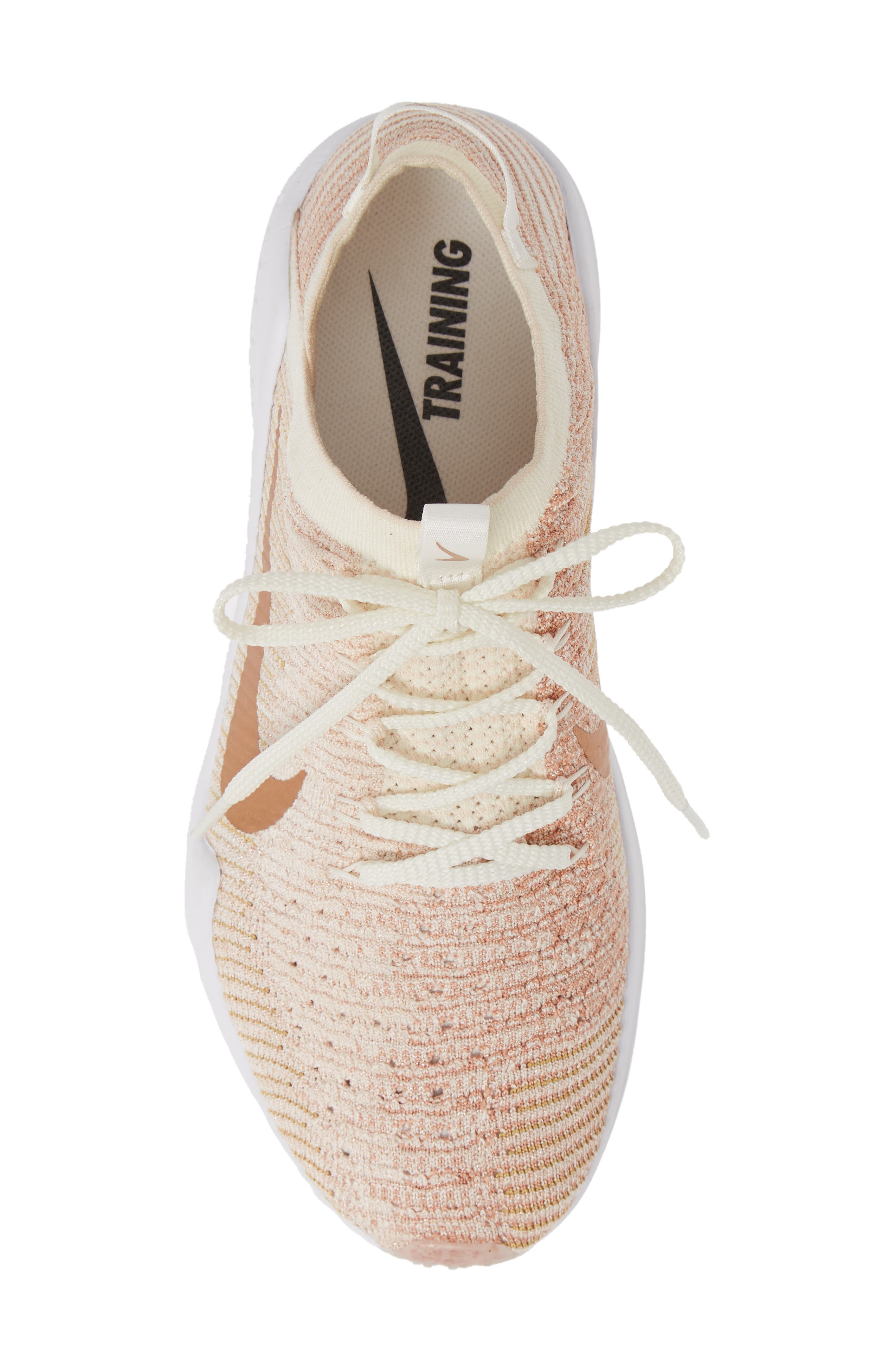 Zoom Air Fearless Flyknit 2 AMP Training Shoe, Alternate, color, SAIL/ RED BRONZE/ GUAVA ICE