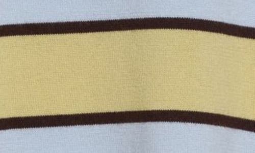 ZANKOV ZANKOV RYAN STRIPE MERINO WOOL POLO SWEATER 
