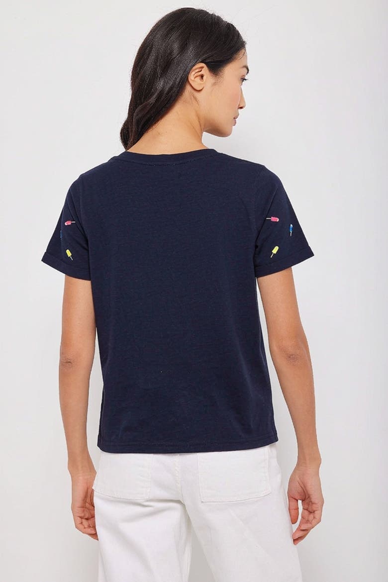 Full of Flavor Cotton Tee, Alternate, color, Navy