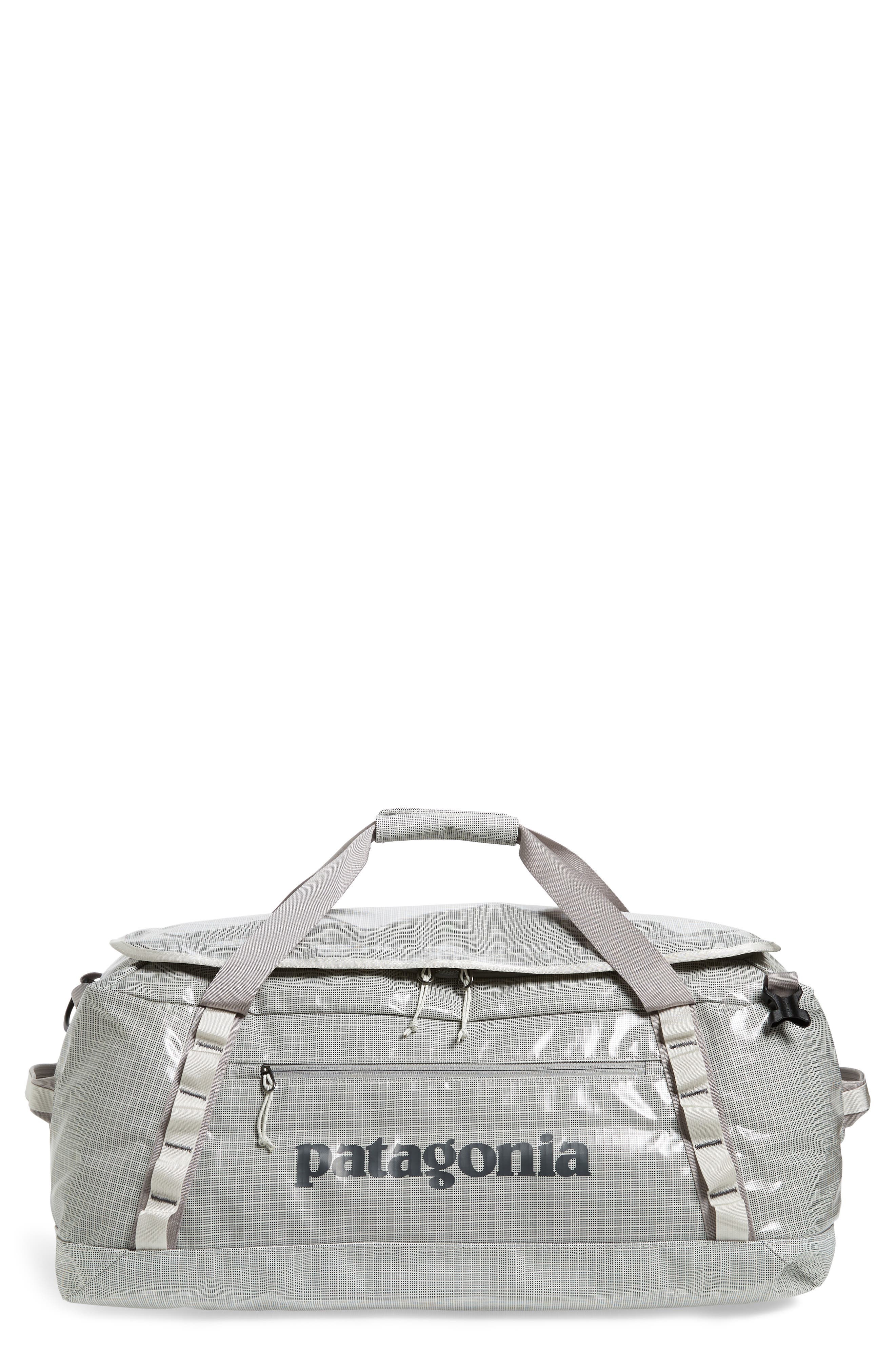 Black Hole Water Repellent 55-Liter Duffle Bag, Main, color, BIRCH WHITE