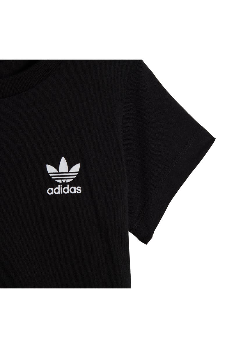 adidas Trefoil Cotton Graphic T-Shirt & Shorts Set, Alternate, color, 