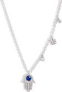 Meira T Sapp Hamsa Pendant Necklace