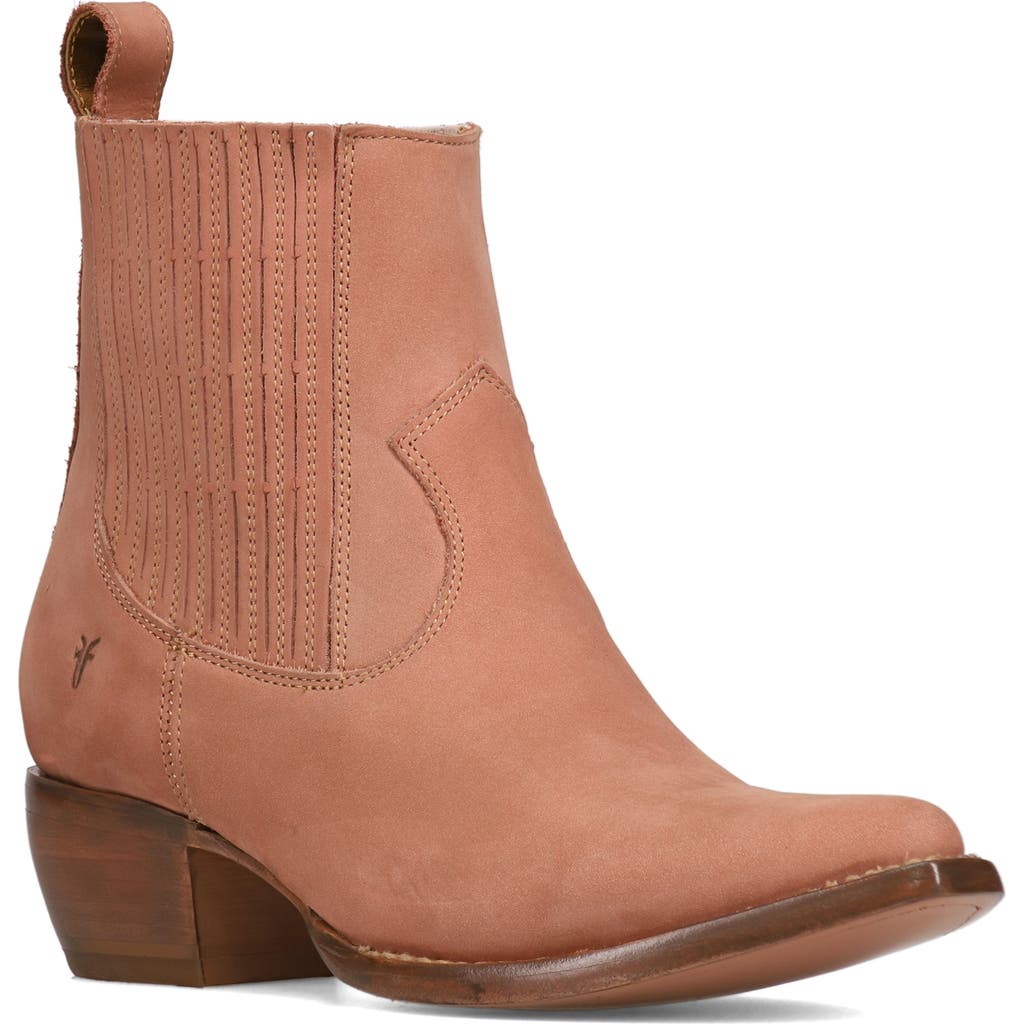 Frye Sacha Western Chelsea Boot In Pink