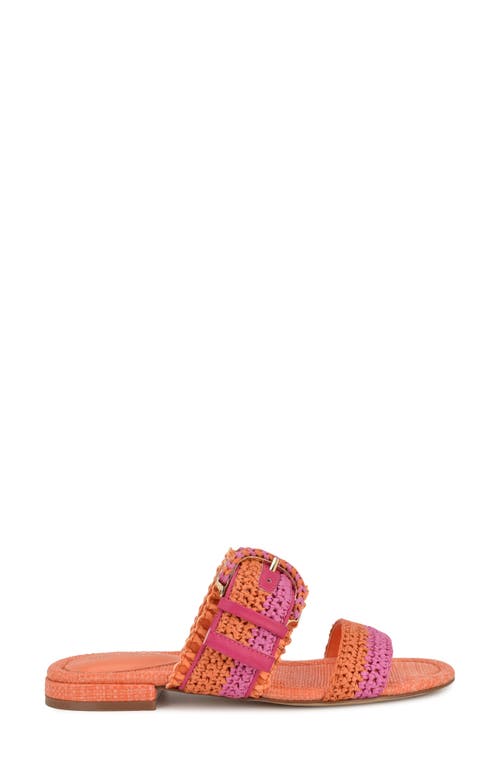 Nine West Sameey Two-strap Sandal In Orange