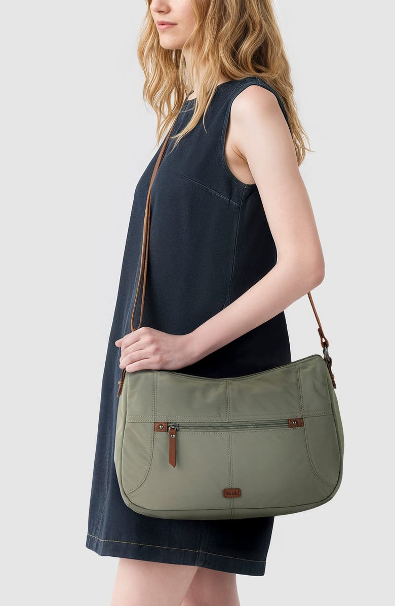 The Sak Esperato Nylon Hobo, Alternate, color, Sage