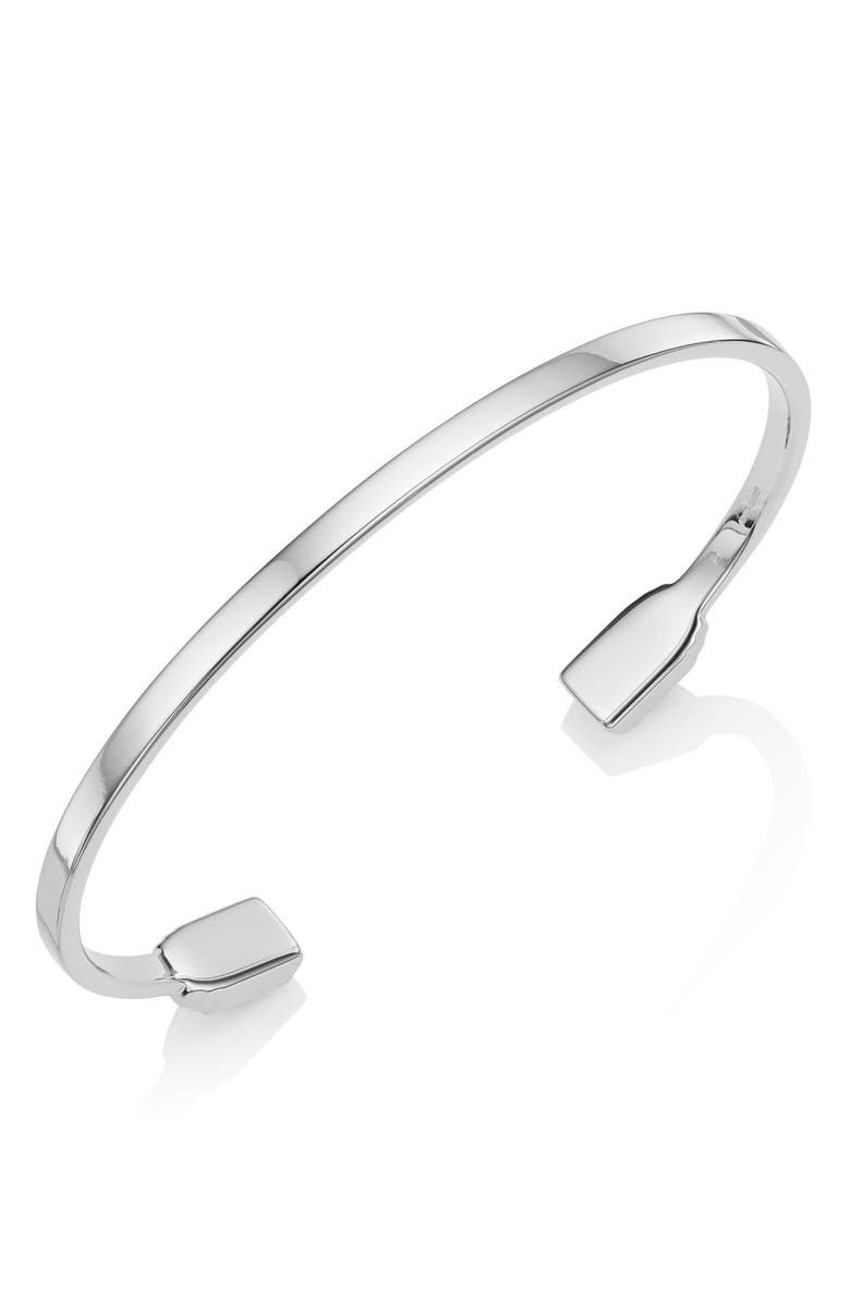 Monica Vinader Baja Deco Wrist Cuff, Alternate, color, Black Onyx