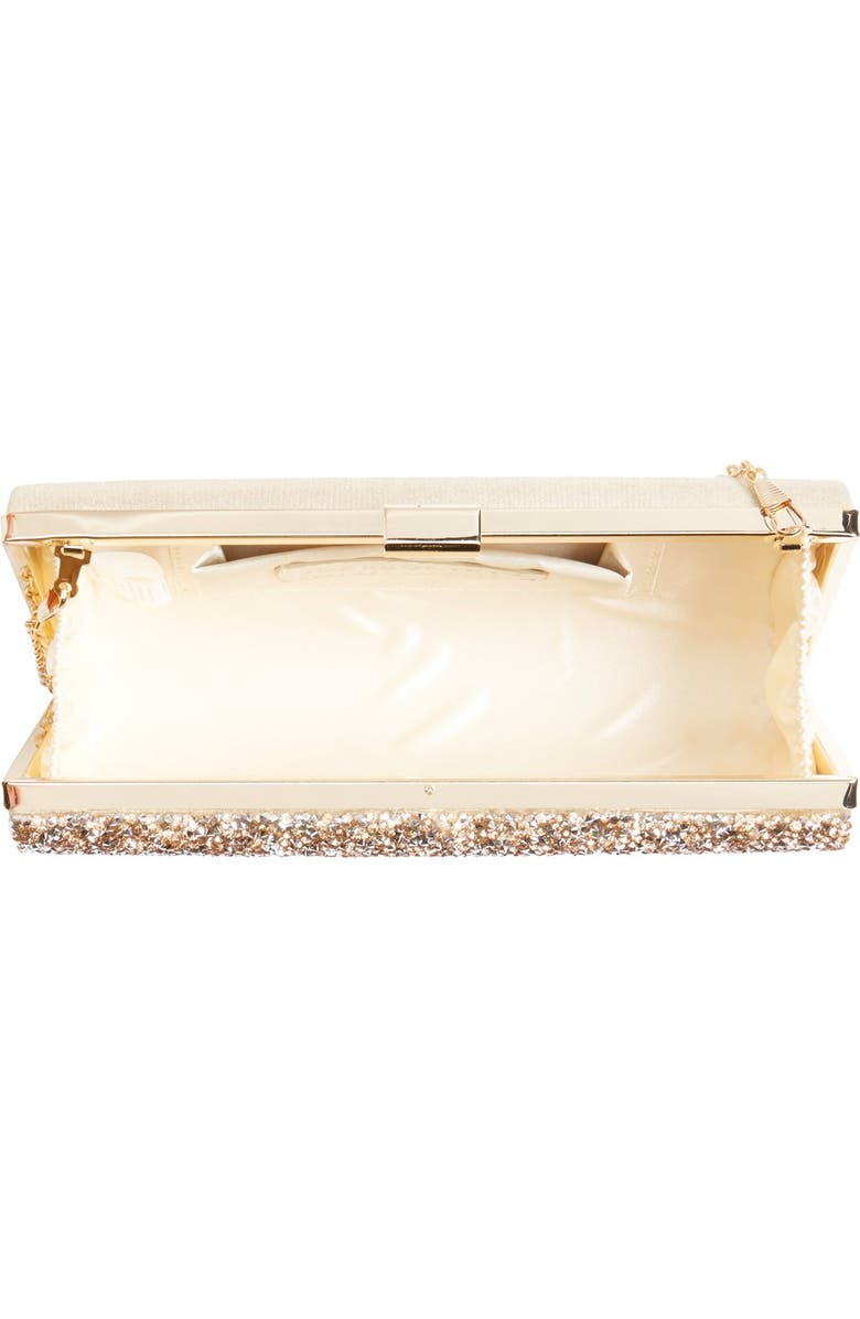 Sole Society 'Mayanna' Crystal Embellished Minaudiere, Alternate, color,